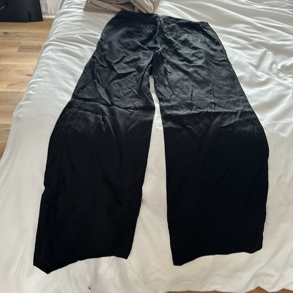 Bcbg wide leg dress pants size 0 tan and black - Picture 7 of 7